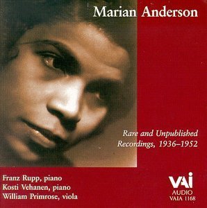 [중고] Marian Anderson / Rare And Unpublished Recordings 1936-1952 (수입/vaia1168)