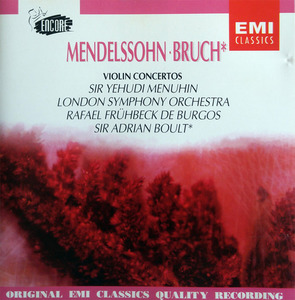 [중고] Menuhin / Mendelsshon, Bruch: Violinkonzerte (eked0008)
