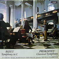 [중고] [LP] Neville Marriner-Academy of St.Martin in the fields / Bizet : Symphony in C major, Prokofirv: Classical Symphony (수입/ZRG719)