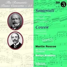 [중고] Martyn Brabbins / Arthur Somervell, Sir Frederic Hymen Cowen : The Romantic Piano Concerto, Vol. 54 (수입/cda67837)