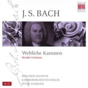 [중고] Peter Schreier / Bach: Weltliche Kantaten (Secular Cantatas/8CD Box Set/수입/0184202bc)