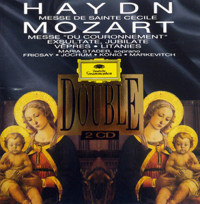 [중고] Eugen Jochum / Haydn-mozart Messe De Sainte Cecile, Messe &quot;Du Couronnement&quot; (2CD/dg2907)