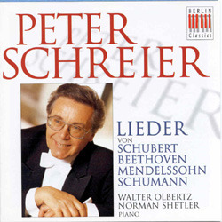 [중고] Peter Schreier / Schubert, Beethoven, Mendelssohn, Schumann (수입/0091382bc)