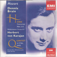 [중고] Dennis Brain, Herbert von karajan / Moazrt : Horn Concertos, Quintet, K.452 (cecd0030)