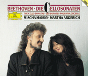 [중고] Mischa Maisky, Martha Argerich / Beethoven : The 5 Cello Sonatas Etc. (2CD/홍보용/dg3126)