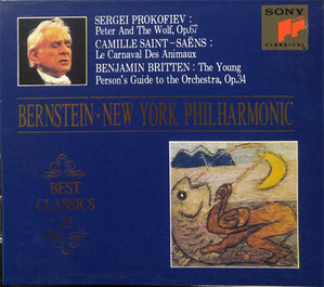 [중고] Bernstein / Prokofiev, Saint-Saens, britten: Orchestral Works (Digipack/csk9921)