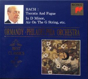 [중고] Ormandy / Bach: Toccata &amp; Fugue In D Minor (Digipack/csk9923)