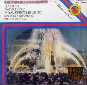 Pierre Boulez / Handel: Water Music (미개봉/dck8021)