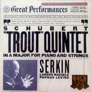 Rudolf Serkin / Schubert: &quot;Trout&quot; Quintet (미개봉/dck8033)
