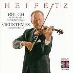 [중고] Jascha Heifetz / Bruch: Violin Concerto No.1, Scottish Fantasy, Vieuxtemps: Violin Concerto No.5 (수입/rd86214)