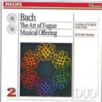 [중고] Neville Marriner / Bach : The Art Of Fugue, Musical Offering (2CD/dp2771)