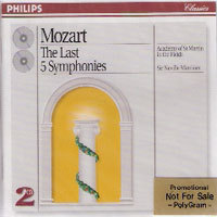 [중고] Beville Marriner / Mozart : Las 5 Symphonies (2CD/dp2705)