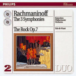 [중고] Edo De Waart / Rachmaninov : The 3 Symphonies, The Rock Op.7 (수입/2CD/4387242)