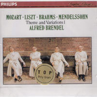 [중고] Alfred Brendel / Mozart, Liszi, Brahms, Mendelssohn : Theme And Variations I (dp0913)