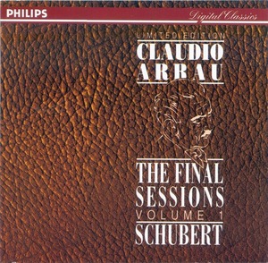 [중고] Claudio Arrau / Schubert: The Final Sessions Vol. 1 (dp1150)