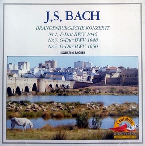 I Solisti Di Zagreb / Bach: Brandenburgische Konzerte Nr.1,3,5 (미개봉/srk5024)
