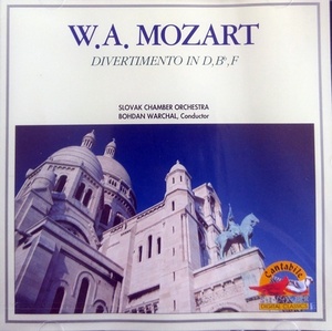 Bohdan Warchal, Slovak Chamber Orchestra / Mozart : Divertimento In D, Bb, F (미개봉/sxcd5074)