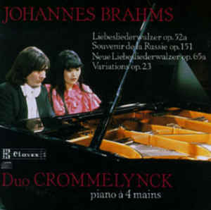 [중고] Duo Crommelynck / Johannes Brahms: Walzer Op. 52a/65a (skcdl0181)