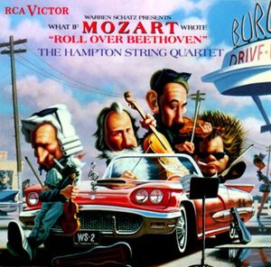 [중고] Hampton String Quartet / What If Mozart Wrote &quot;Roll Over Beethoven&quot; (수입)