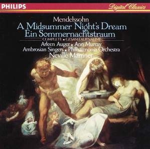 [중고] Neville Marriner / Mendelssohn: A Midsummer Night&#039;s Dream - incidental music, Op. 61 (수입/4111062)