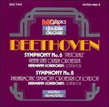 [중고] Hermann Scherchen / Beethoven Symphony No.1&amp;3, 6&amp;8 (수입/2CD/mcad29802a,b)