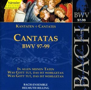 [중고] Helmuth Rilling / Bach: Cantatas, BWV 97-99 (수입/cd92031)