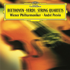 [중고] Andre Previn / Beethoven,Verdi : String Quartets 베토벤 &amp; 베르디 : 현악 오케스트라를 위한 4중주 (dg40154)