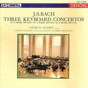 [중고] Andr&amp;aacute;s Schiff / J.S. Bach - Three Keyboard Concertos (일본수입/c377236)