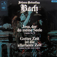 [중고] [LP] Edith Mathis, Sybil Michelow, Theo Altmeyer, Franz Crass, Wolfgang Gibbebwein-South German madrigal Choir / Bach : Cantatas (수입/CSD 3518)