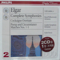 [중고] Andre Previn / Elgar : Complete Symphonies (2CD/dp4548)