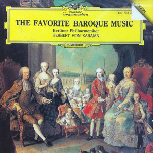 [중고] Herbert Von Karajan / The Favorite Baroque Music (do0101)