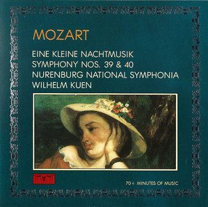 [중고] Wilhelm Kuen / Mozart: Eine Kleine Nachtmusik Symphony Nos. 39 &amp; 40 (수입/88516)