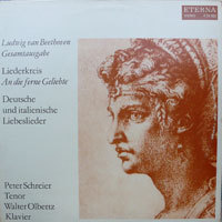 [중고] [LP] Peter Schreier, Walter Olbertz / Beethoven : An die ferne Geliebte, Deutsche und italienische Liebeslieder (수입/826085) - sr135
