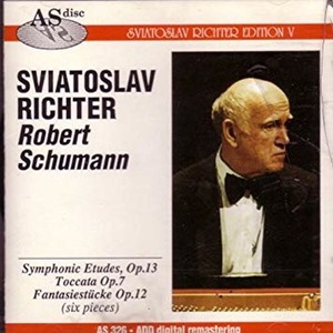Sviatoslav Richter / Schumann: Symphonic Etudes, Toccata, Fantasiestucke (수입/미개봉/as326)