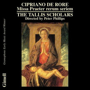 [중고] The Tallis Scholars / Cipriano De Rose : Missa Praeter rerum seriem (수입/cdgim029)