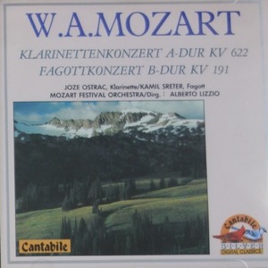 [중고] Alberto Lizzio / Mozart: Klarinettenkonzert A-dur (srk5030)