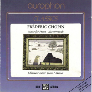[중고] Christiane Mathe / Chopin : Music for Piano (수입/cdau31443)
