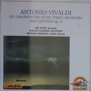 [중고] Bohdan Warchal / Vivaldi : Flute Concertos Op.10, No.1-6 (sxcd5079)