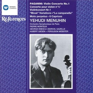 [중고] Yehudi Menuhin / Paganini : Violin Concerto No.1, etc (수입/5659592)