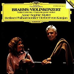 [중고] Anne-Sophie Mutter, Herbert von Karajan / Brahms : Violinkonzert (수입/4000642)