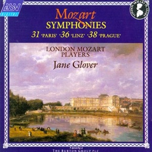 [중고] Jane Glover / Mozart : Symphonies Nos. 31, 36 &amp; 38 (skcdl0360)