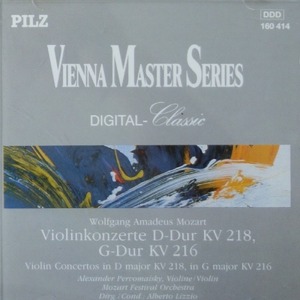 [중고] Alexander Pervomaisky / Mozart : Violinkonzerte KV218, 216 (수입/cd160414)