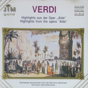 [중고] Hans Peter Gmur / Verdi : Highlights from the opera &quot;Aida&quot; (수입/cls4102)