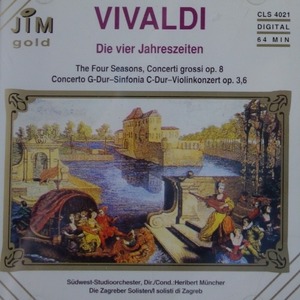 [중고] Heribert Munchner / Vivaldi : The 4 Seasons (수입/cls4021)