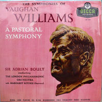 [중고] [LP] Sir Adrian Boult / Williams : A Pastoral Symphony (수입/lxt2787)