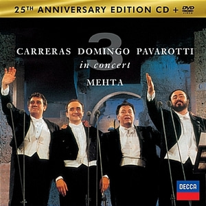 [중고] Luciano Pavarotti, Placido Domingo, Jose Carreras / In Concert (25th Anniversary Edition/CD+DVD/Digipack/dd41099)