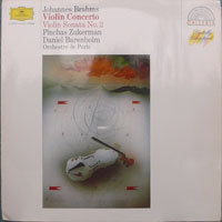 [중고] [LP] Pinchas Zukerman, Daniel Barenboim / Brahms : Violin Concerto Op.77, Violin Sonata Op.100 (수입/4158381)