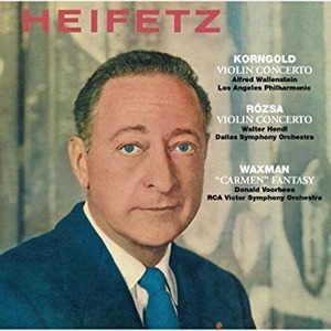 [중고] Jascha Heifetz / Korngold &amp; Rozsa : VIolin Concertos &amp; Waxman : &quot;Carmen&quot; Fantasy (일본수입/bvcc37113)