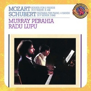 [중고] Murray Perahia &amp; Radu Lupu / Mozart : Sonata, K.448 &amp; Schubert : Fantasia, Op.103, D.940 (수입/sk93015)