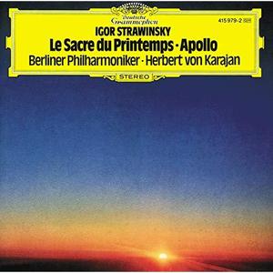 [중고] Herbert von Karajan / Stravinsky: Le Sacre Du Printemps; Apollo (수입/4159792)